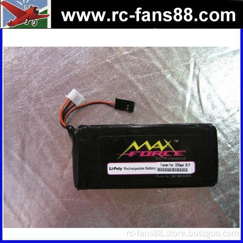 Maxforce 11.1V 2000Mah Li-polymer Battery For Transmitter (Row)